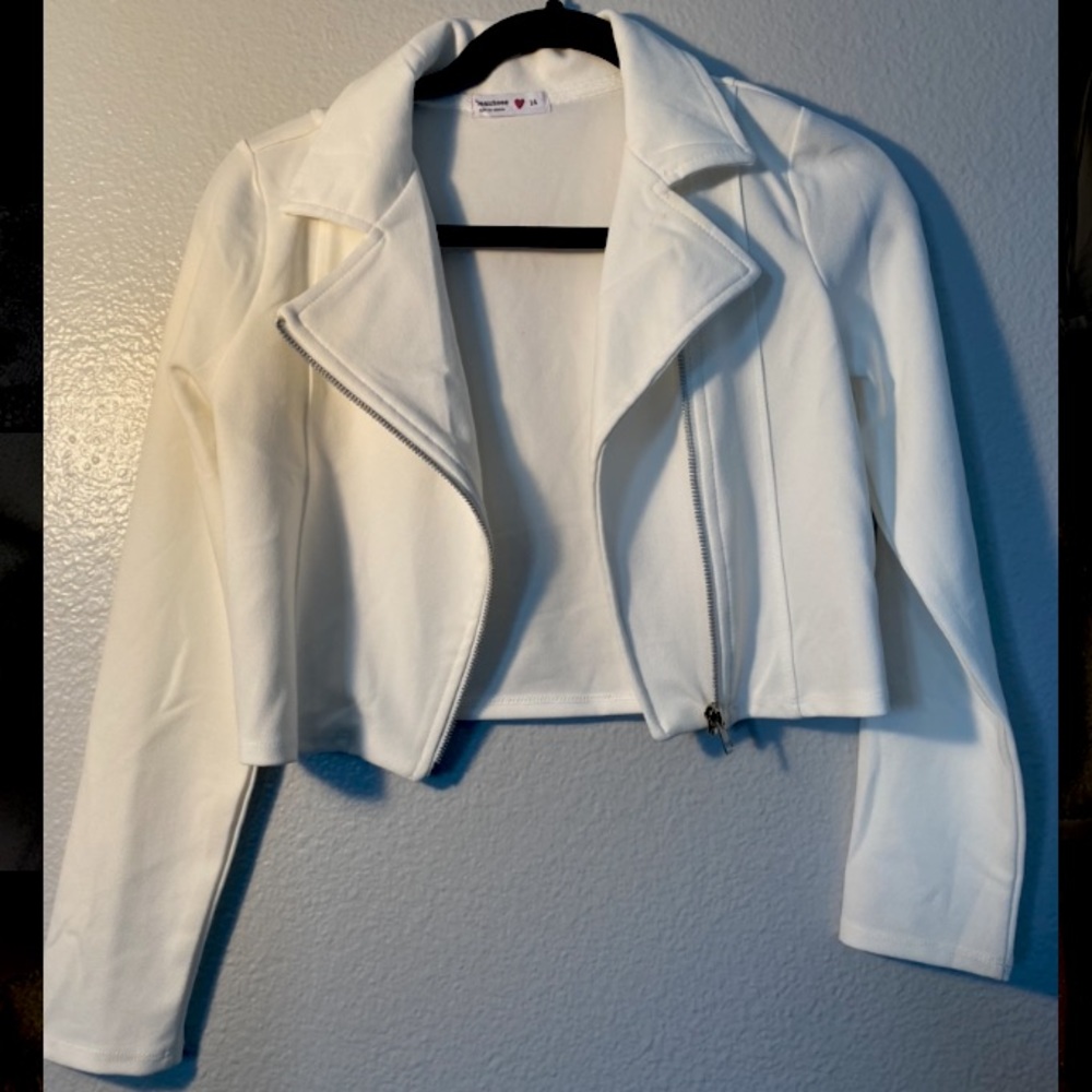 White Beautees KIDS “Rocker” Jacket